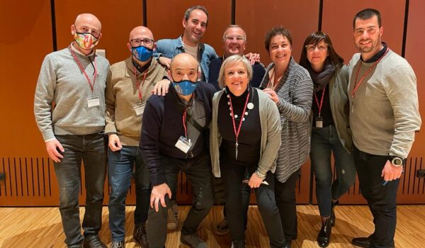 Equip de les escoles FEDAC que ha participat en la primera jornada sobre Innovació entorn de la col·laboració publicoprivada en educació a la Catalunya del segle XXI.