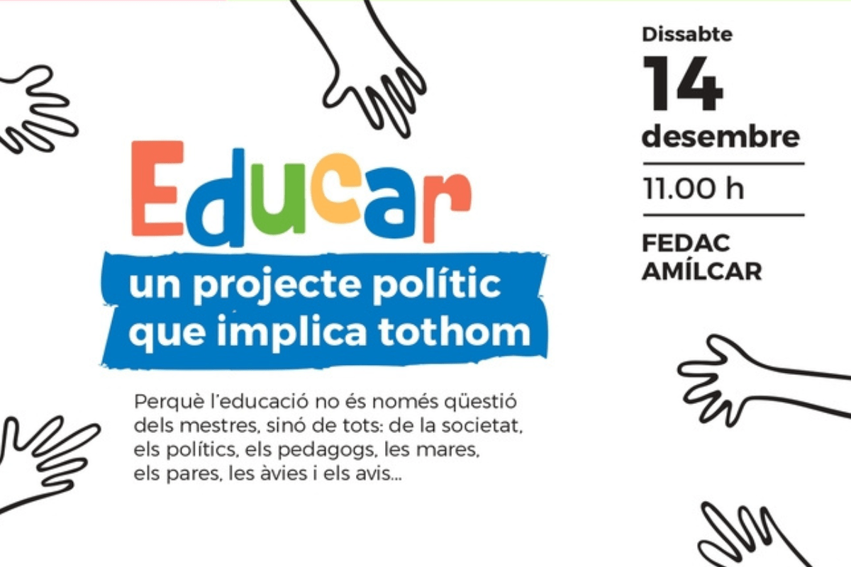 Ponència de Philippe Meirieu a Barcelona: "Educar: un projecte polític que implica tothom"