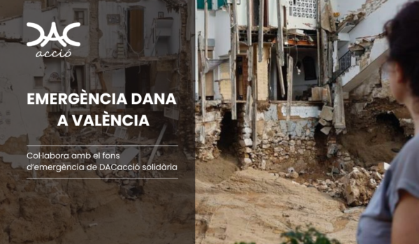 Imatge de la campanya solidària de DACacció Emergència DANA València.