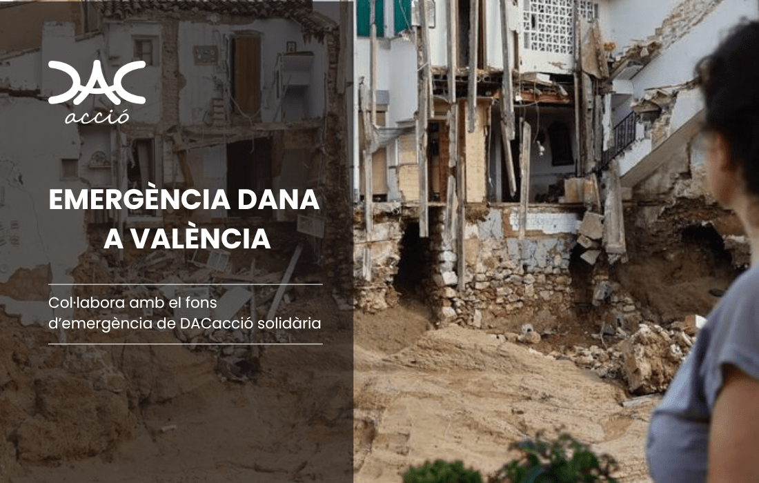 Imatge de la campanya solidària de DACacció Emergència DANA València.